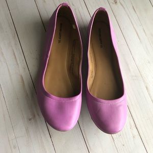 Target Ballet Flats- fuschia/lavender color
